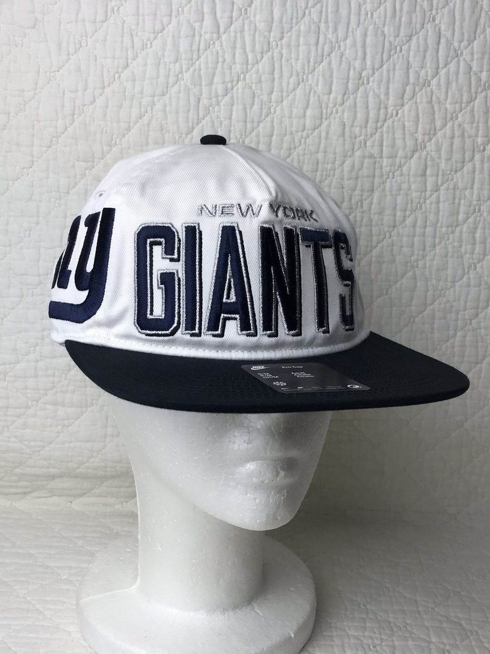 Nike New York Giants Flat Brim Pro Cap Hat Men’s SZ S/M NFL Football